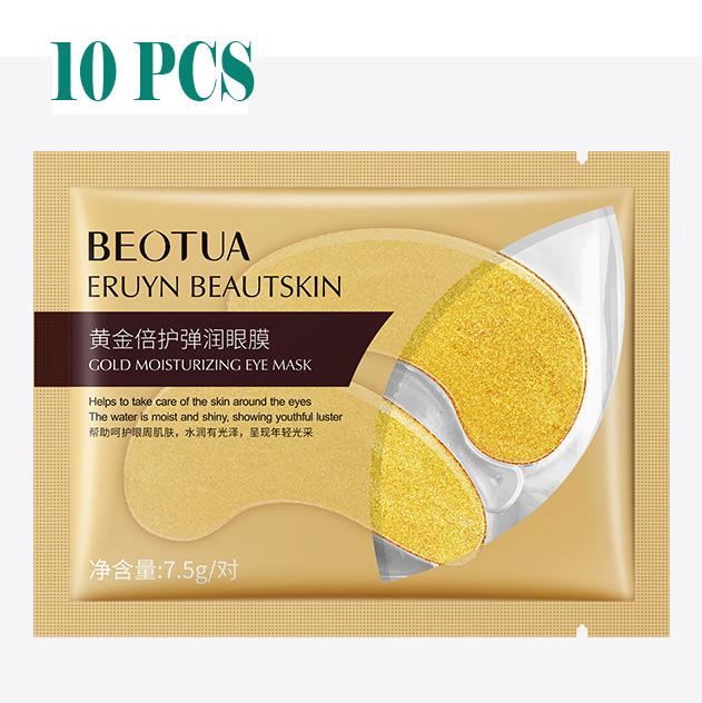 

Маска для глаз с золотыми морскими водорослями увлажняет, питает и осветляет тонкие линии и темные круги 10pcs жёлтый