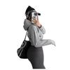 2025 Stylish American Winter Hooded Sweatshirt: Versatile, Loose Fit, High-Waisted, Trendy Top