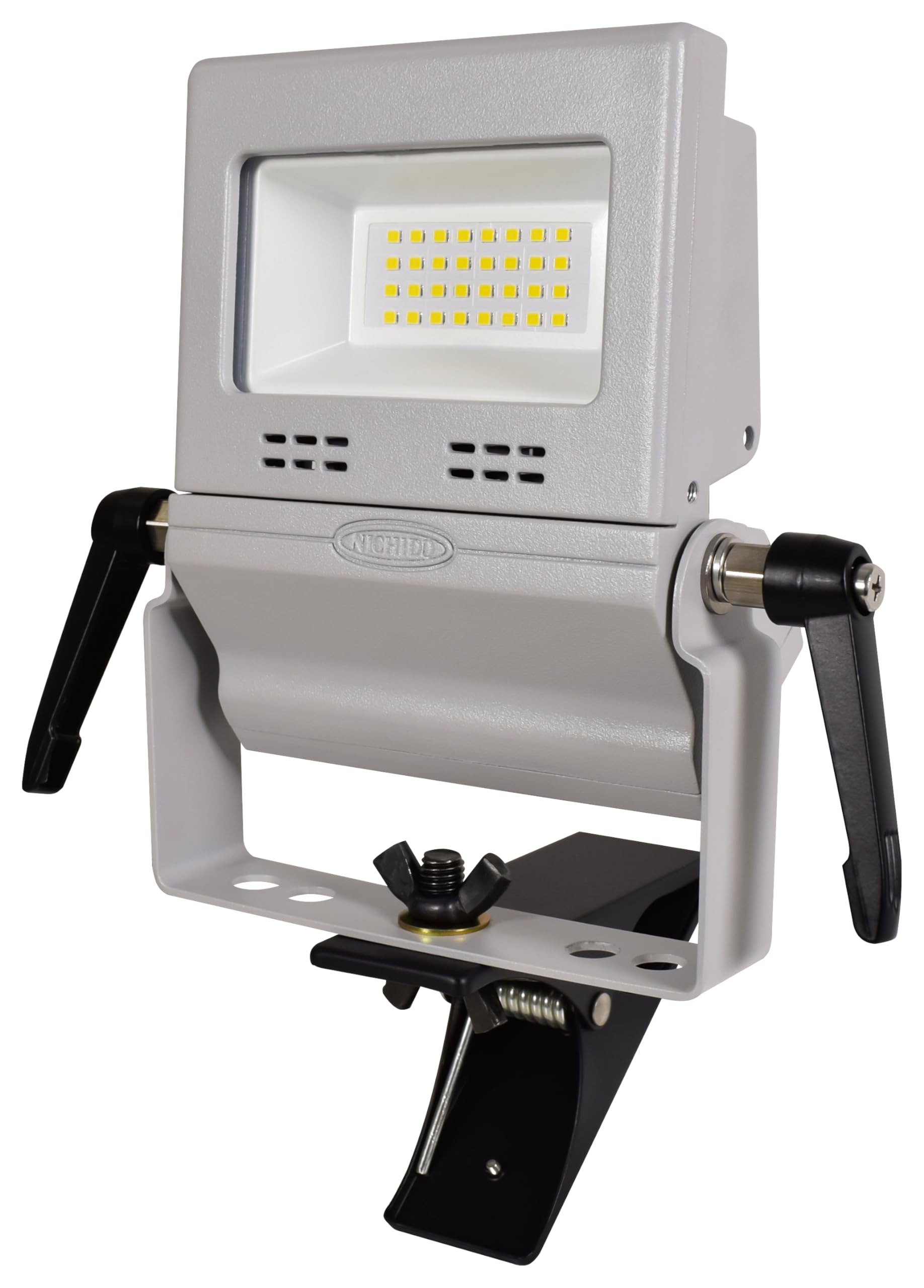 

Nichido Industrial 10W Flat Light with Clip Set for Work, LEN-FH10C-SL-50K