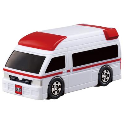 TAKARA TOMY "Tomica First Tomica Ambulance" Mini Car Car Toy 1.5 and Over Toy Safety Standards Passed ST Mark Certification TOMICA