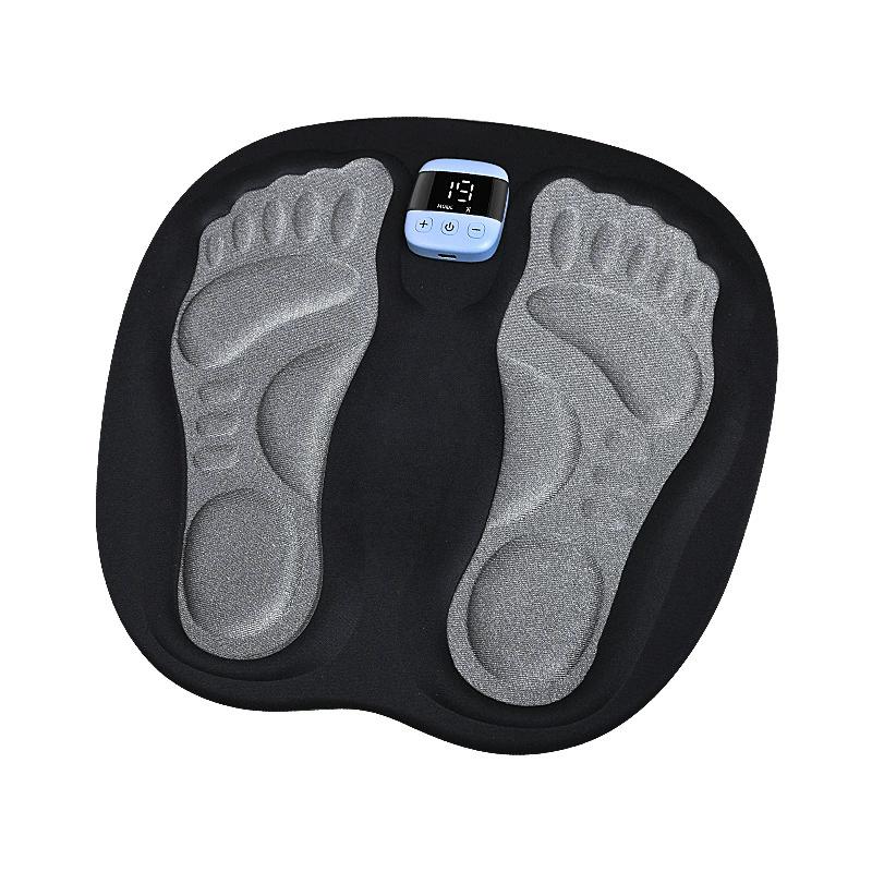 Smart EMS Foot Massager with Pulse Technology - Portable Electric Acupressure Mat for Leg Slimming & Relaxation at Home/Office