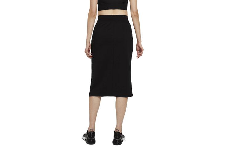 Nike Knit Long Skirts Women's Black Moderate Mid Length Other CZ8919-010