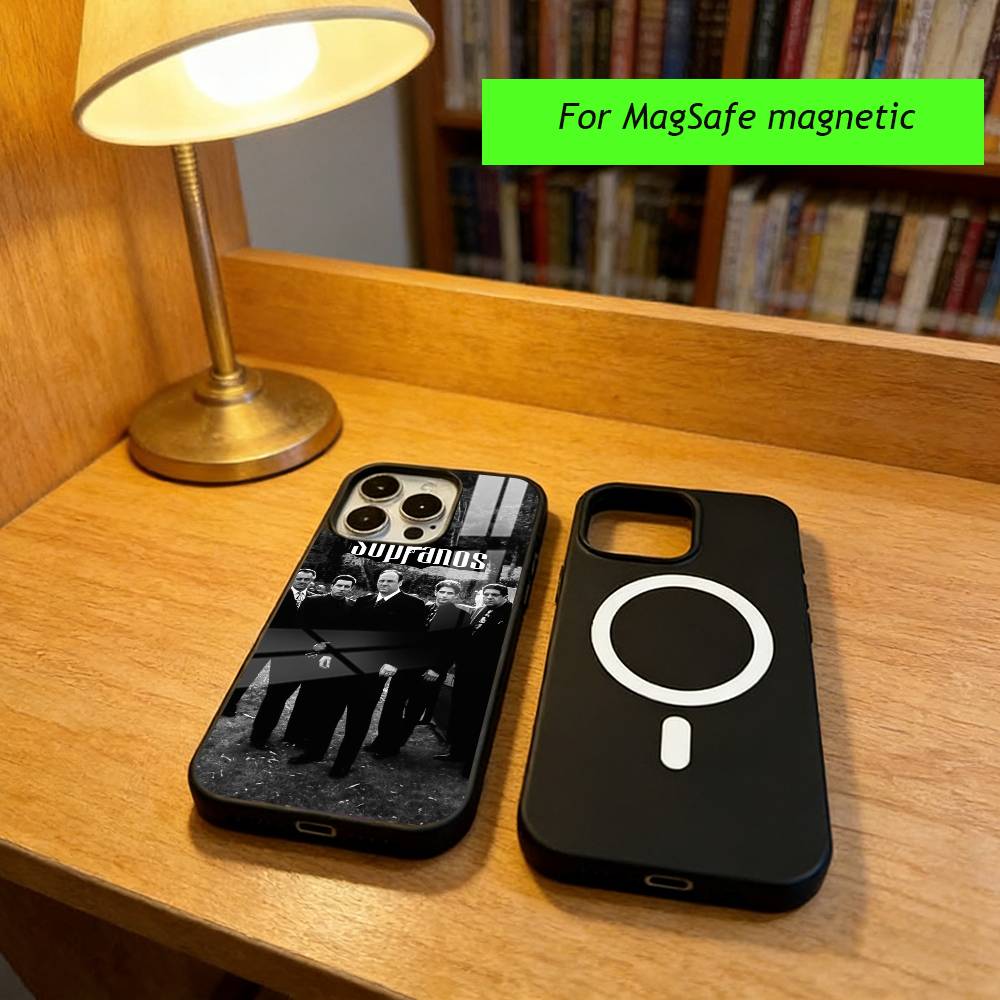 The S-Sopranos Tony Phone Case For iPhone17,16,15,14,13,12,11 Plus,Pro Magnetic with Magsafe Wireless Charging
