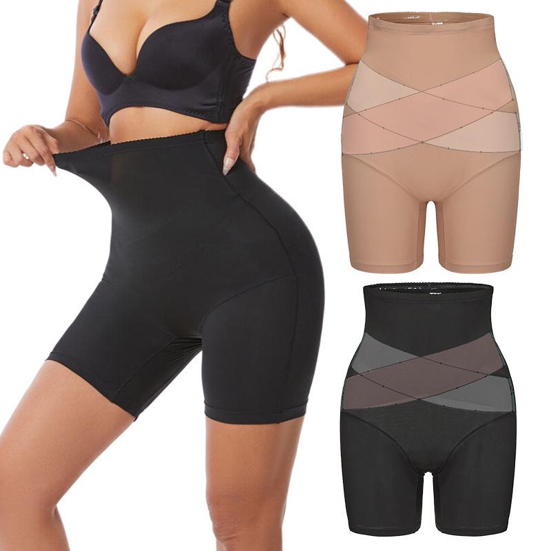 High-Waisted Tummy Control Seamless Pants with Anti-Slip Waistband & Steel Boning - Plus Size Body Shaping & Leg Slimming for Women