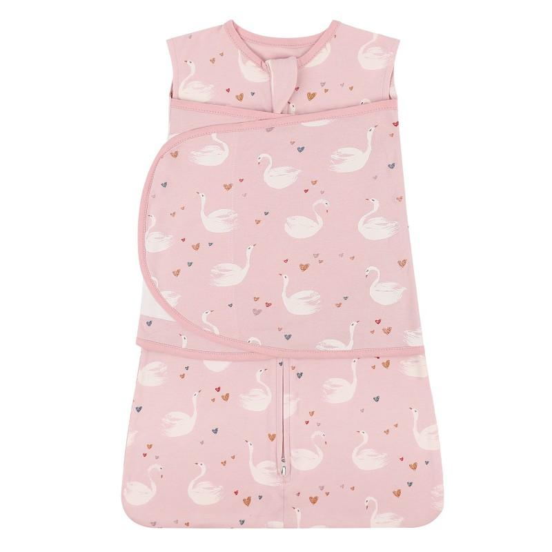 Infunsi Baby Sleep Sack Cotton Swaddle Wrap Newborns Anti-Startle Silent Magic Sticker 0-12 Months All
