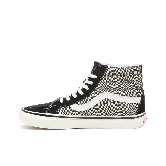 

Vans Мужская обувь Sk8-Hi 38 DX Warp Check - Черно-белый VN0A38GFVMY EU 36.5 чёрный/белый