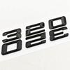 3D ABS Chrome Matte Black Car Styling Logo 320d Badge Rear Trunk Emblem Decal For BMW 3 Series 320d E34 E46 F31 Auto Accessories