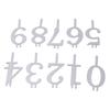20PCS Number Candle Holder Set Reusable Metal Numeral Birthday Cake Candle Holders Cake Topper Decoration for Party Celebration