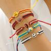 Hand-woven Sports Bracelet  Adjustable Nylon Cord Bracelet  Sports and World Cup Bracelet