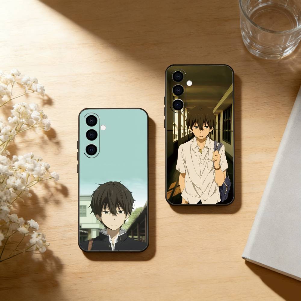 Hyouka Hotaro Oreki Phone Case For Samsung Galaxy A73,A72,A71,A70,A53,A52,A51,Soft Silicone Black Cover