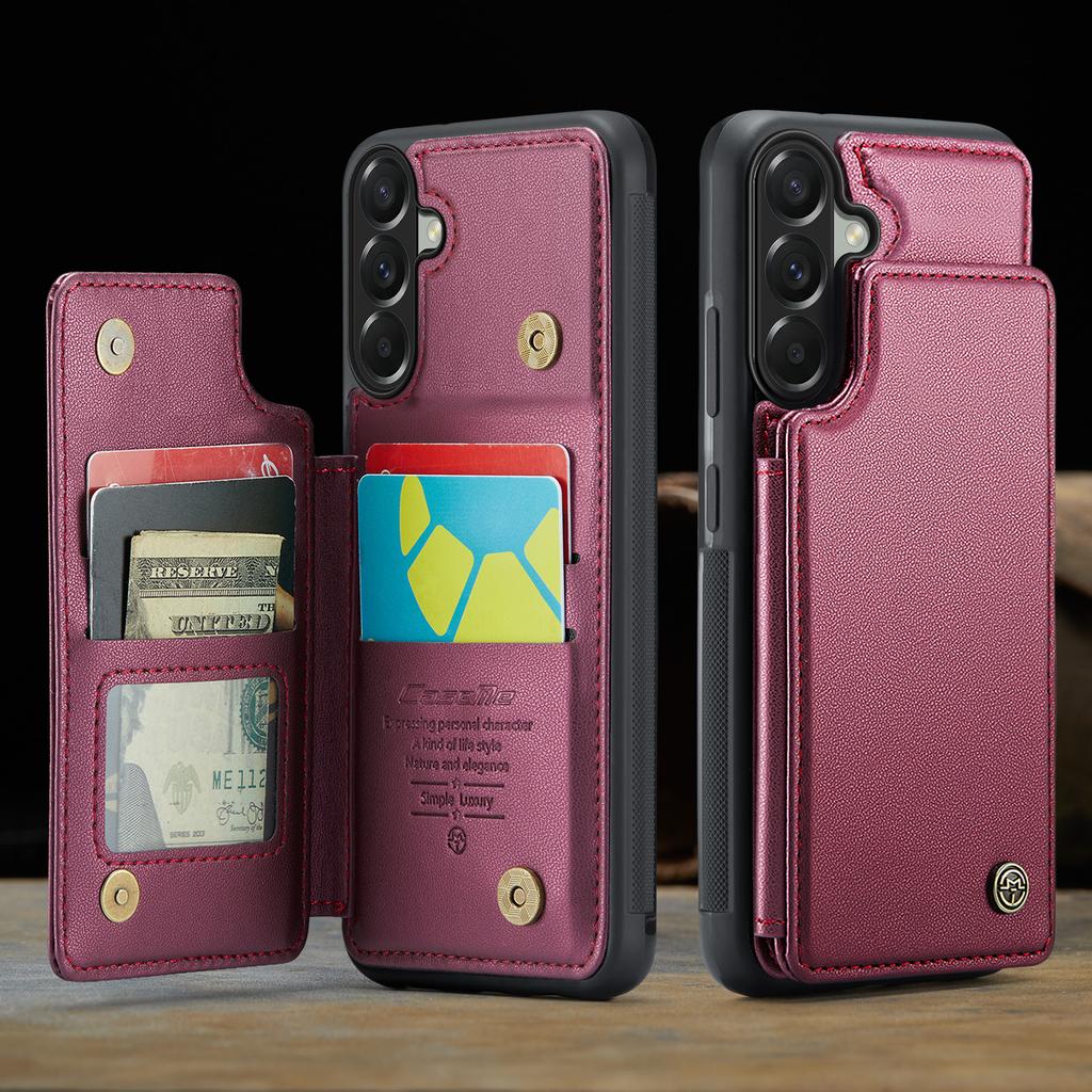 Caseme PU Leather RFID Wallet Case For Samsung Galaxy A57 A56 A37 A36 A17 A16 Card Holder Kickstand Shockproof Phone Cover