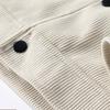 Men's Solid Color Jacket Retro Trend Casual Versatile Lapel Workwear Top