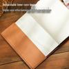 Premium Leather Business Notebook - Customizable Logo, Thickened Cover, Loose-leaf Design, Ideal for Meetings or Creative Journaling