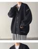 Cardigan Pullover Herren Herbst Koreanischer Stil Trendy Locker V-Ausschnitt Pullover Amerikanisches Design Lässiger Pullover