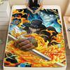 ONE PIECE Flannel Blanket Cool Print Perfect For Home Bed Sofa Chair Travel Picnic -HE18