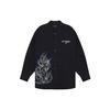 FW23 Logo Print Faded Effect Long Sleeve Shirt Unisex Shirts Black WD-SH3-23-158-U-BK