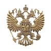 Majestic Two-Headed Eagle Brooch: Distinctive Men's Jacket Accessory