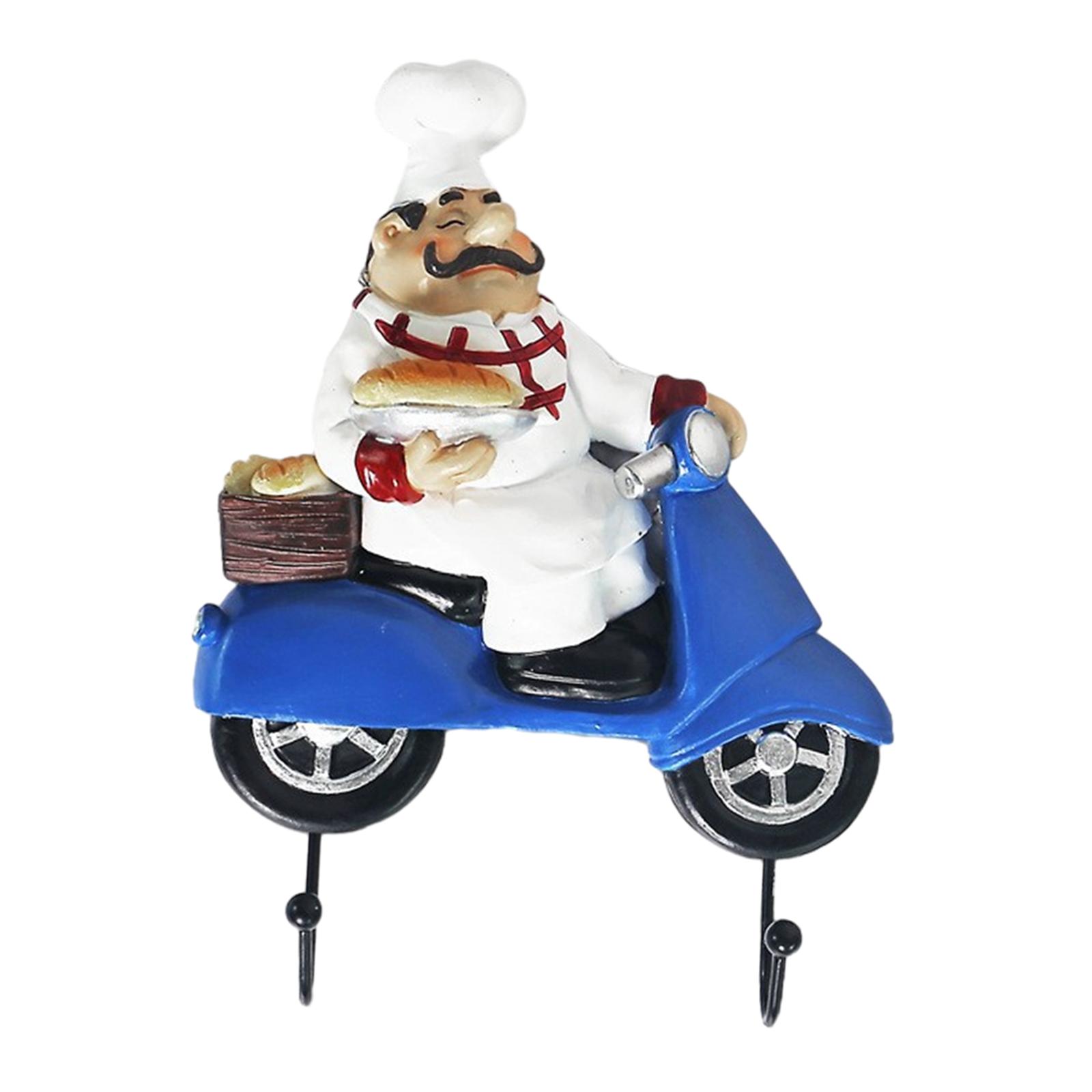 

Фигурка шеф-повара настенный крючок декоративный настенный держатель вешалка крючок для колпаков колпачков пекарня