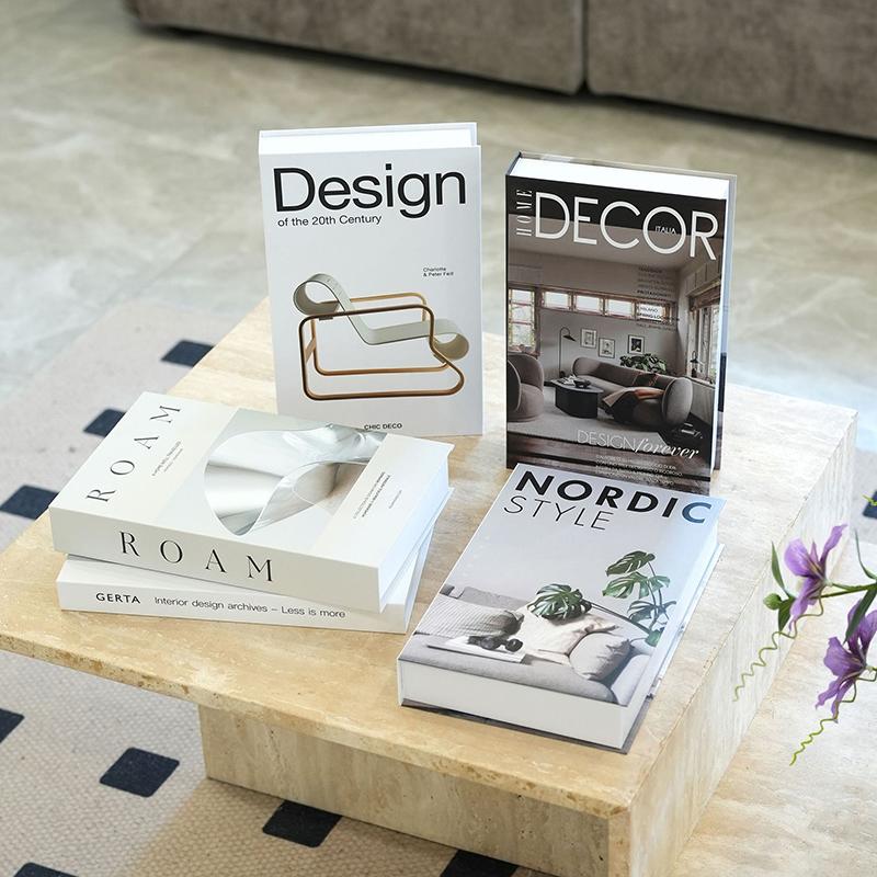 Fake Books Ornament Shooting Props Simple Decorative Book Coffee Table Decoration Bookshelf Decor