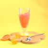 Tropical Style High-Quality Glass Cup with Straw Spoon & Coaster Set Holiday Party Beverage Cup for Milkshake & Smoothies