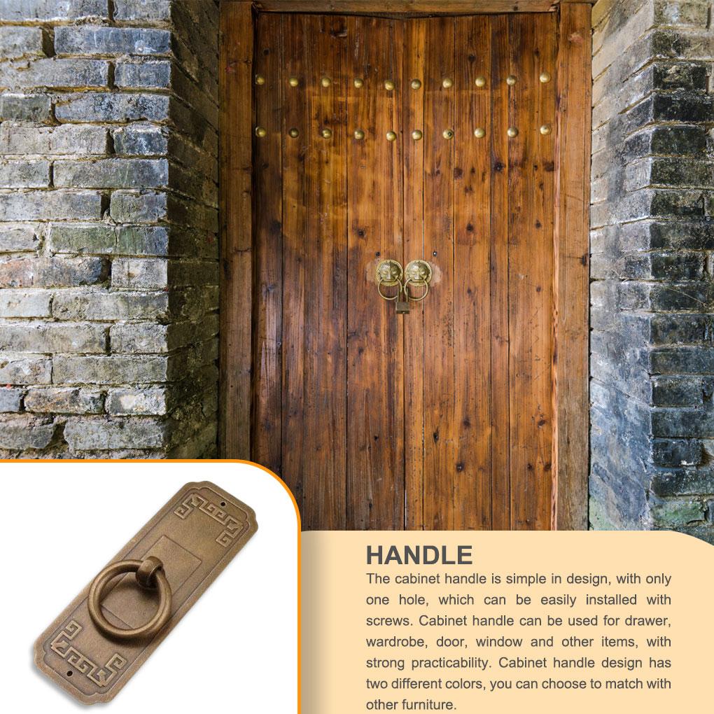 Brass Cabinet Handle Single Hole Chinese Style Indoor Home Bedroom Drawer Wardrobe Door Closet Pull Knob Furniture Hardware