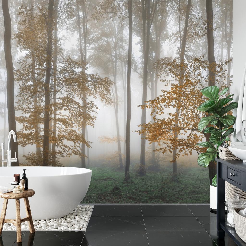 Photomural Forest In Fog Smooth Vinyl 180x120