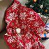 Custom Knitted Jacquard Sofa & Christmas Blanket Gift