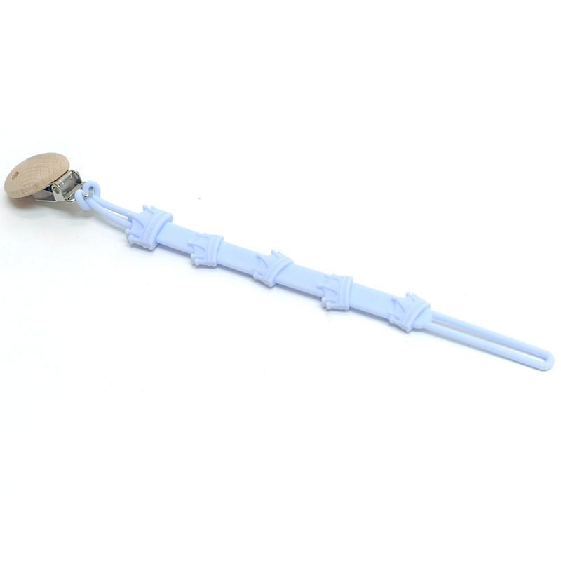 Non-Toxic Pacifier Chain Baby Silicone Pacifier Anti Drop Chain Multi-Functional Baby Silicone Anti Drop Chain Toy Pacifier Clip Teether