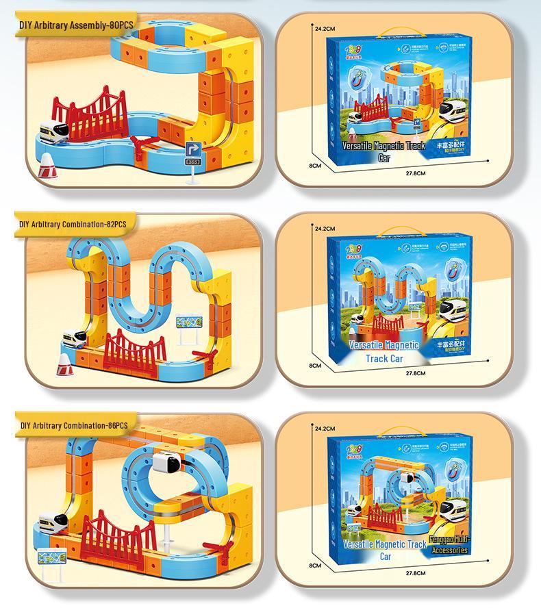Magnetic Levitation Track Blocks: DIY Educational Toy for Kids