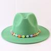 Popular European and American Classic Simple Flat-brimmed Top Hat Men's and Women's Fashionable and Elegant Versatile Jazz Hat Top Hat