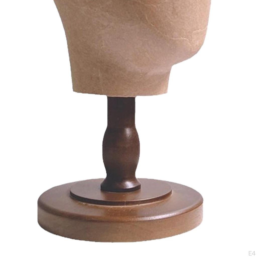 Mannequin Head Hat Holder Display Wig Stand for Caps Headdress Hats