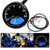 H7JD 12V Motorrad Tacho Drehzahlmesser Kraftstoffanzeige Armaturenbrett Anzeigen Zifferblatt Kilometerzähler LCD Digital