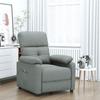 Vidaxl Armchair With Massage, Dark Gray, Fabric