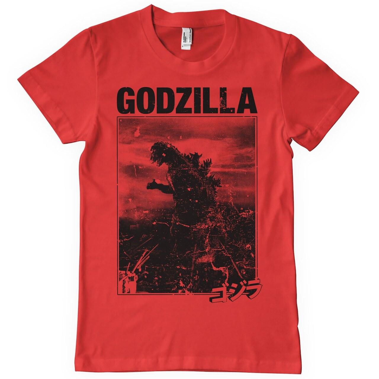 Licenza Ufficiale Godzilla Vintage T-Shirt L
