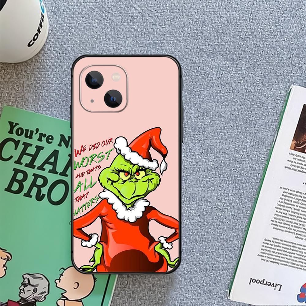 Grinches Stole Christmas Telefon Fall Abdeckung Coque Für Iphone Xiaomi Mi Samsung Galaxy Redmi Hinweis ALS 11 12 13 14 15 22 23 24 5G Pro Plus Max Fe Ultra