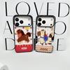 Trendy Energetic Cartoon Horse Case for iPhone 17 Pro Max/16 Pro - Anti-Fall Protection