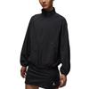 Sport Dri-FIT Tunnel Breathable Logo Solid Color Stand Collar Loose Fit Raglan Long Sleeve Jacket Women Jacket HQ8896-010
