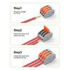 Tiny Press Nut Connectors 60 Items/Pack Efficient metal Parts For Restricted districts And DIY Projects