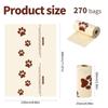 Dog Poop Bag with Milk Scent Clip and Dispenser for Pet Walking, Outings and Travel Easy To Clean