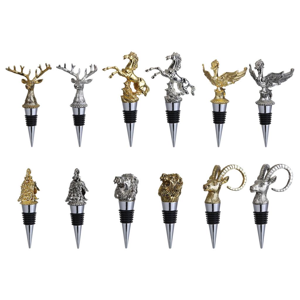 Animal Bottle Stopper Storage Barware Zinc Alloy for Party Wedding Champagne Beverage
