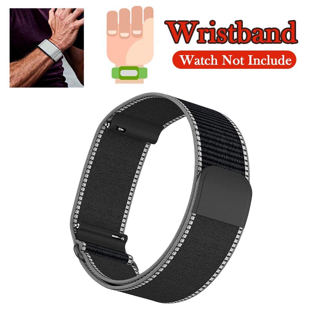 Kompatibel mit Amazfit Helio Handgelenk-/Armband Verstellbare Schlaufe Nylongeflecht Atmungsaktives Sportarmband Zubehör für Amazfit Helio