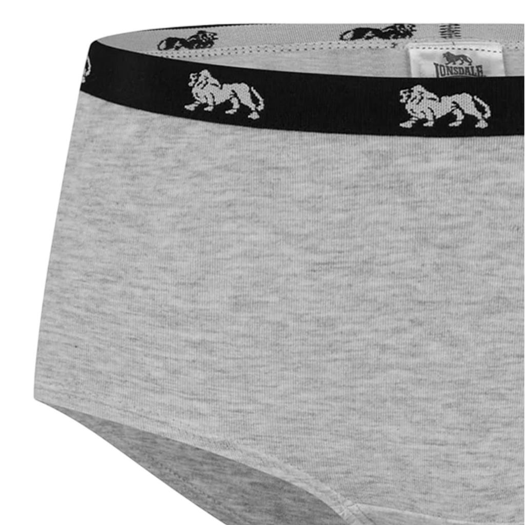 Lonsdale Womens/Ladies Logo Cotton Briefs