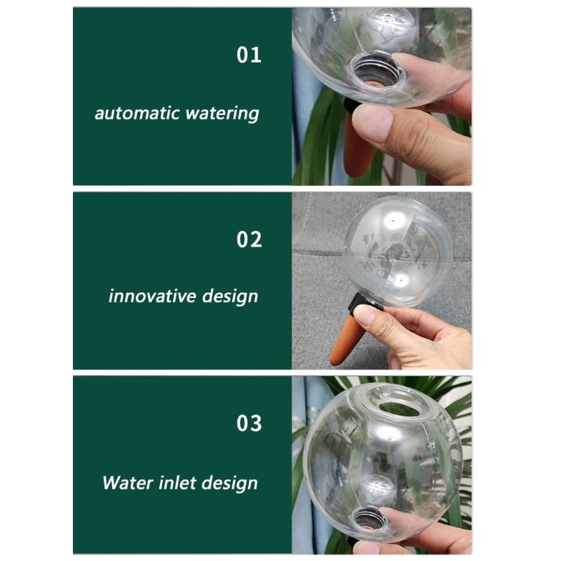 24TE 6Pcs Plant Water Drippers Plant Waterer Bulbs Watering Globes Plant Automatic Irrigation Device for Indoor Outdoor