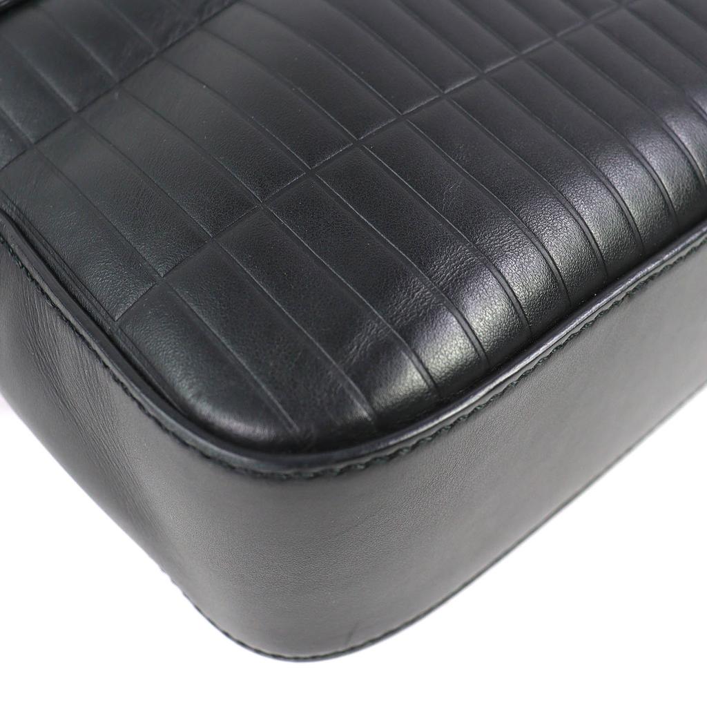 Great Dunhill Shoulder Bag Roller Gas Top Handle Bag calf leather 2way bag black Used