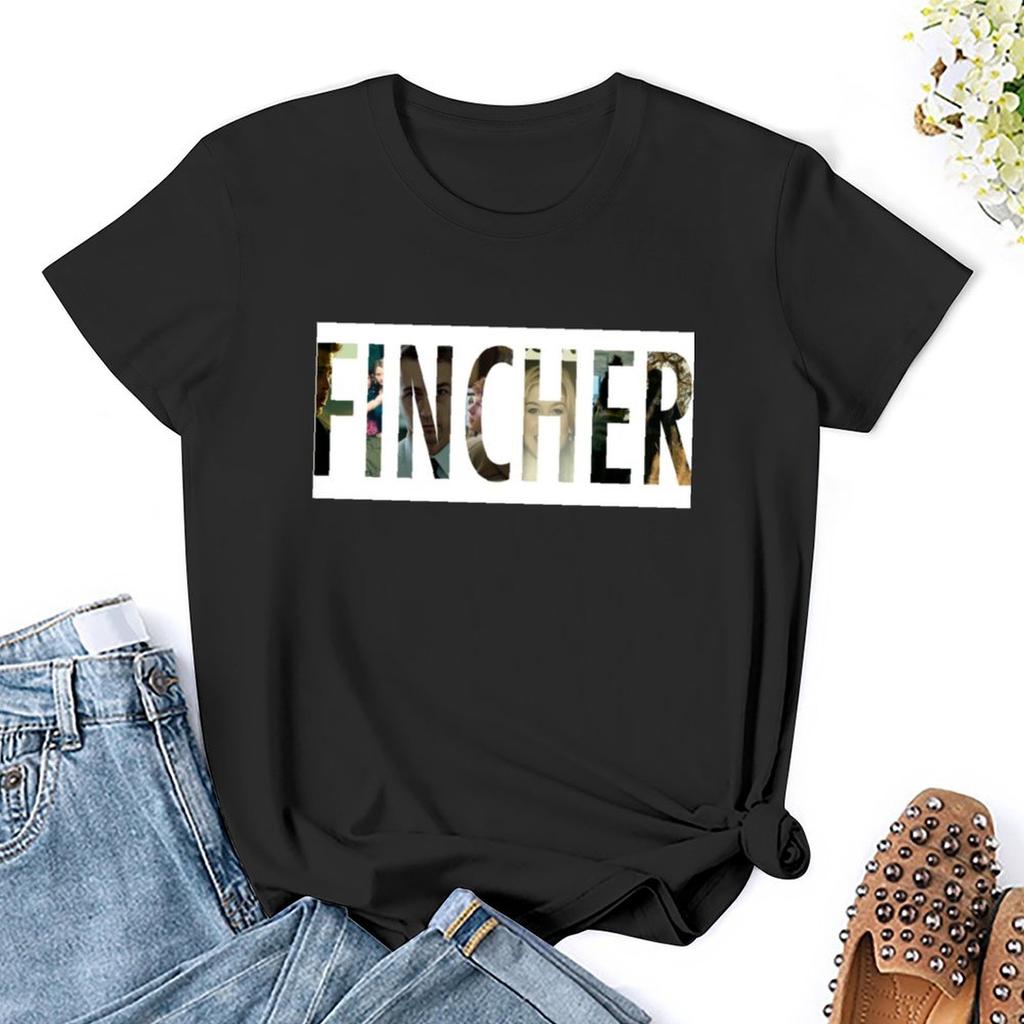 Fincher T-Shirt Oversized Summer Top Funny Graphics T-Shirts For Women