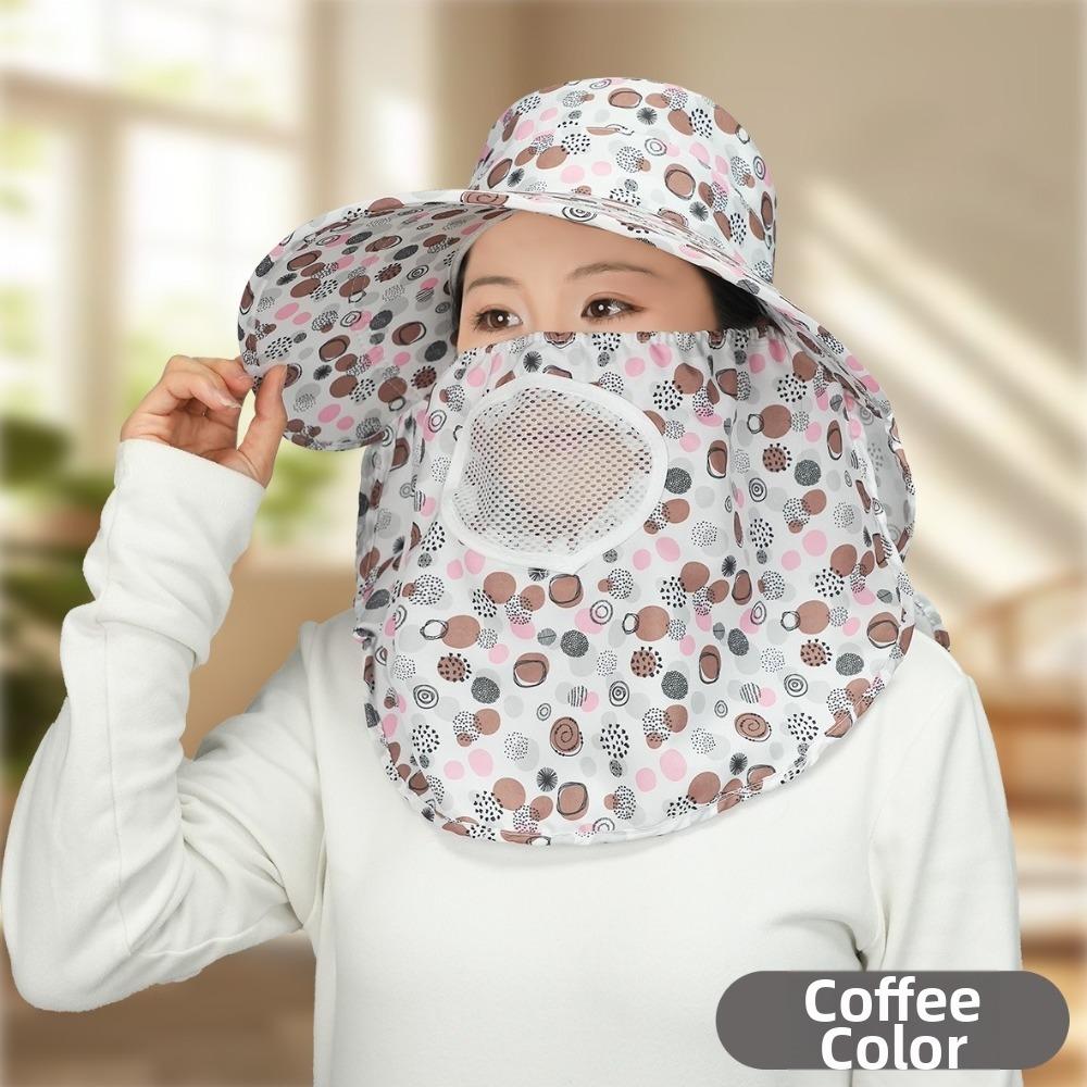 

Anti-UV Sun Protection Hat Breathable Fisherman Hat Fashion Sunshade Hat for Outdoor Sports кавовий