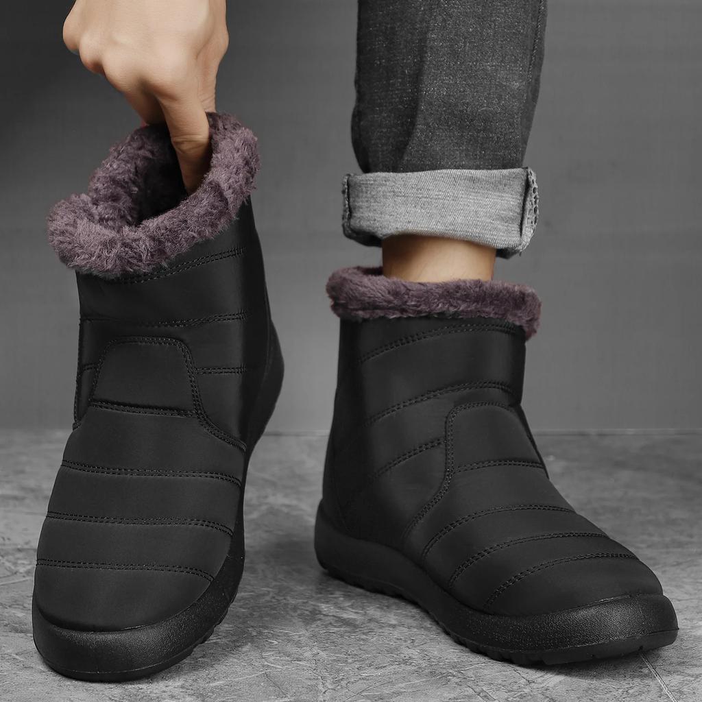 Snow Women Boots Comfortable Women'S Boots Waterproof Women Shoes Zipper Shoes Woman Soft Fur Women'S Winter Boots Botas Mujer