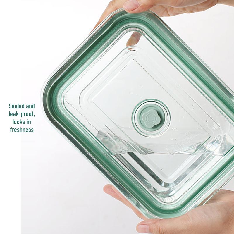 Contenitore Grande in Vetro per Conservazione di Frutta, Kimchi e Altro - Lusso Leggero, per Alimenti, Ermetico e Ideale per la Refrigerazione.
