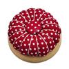 Wood Base Pumpkin Needle Cushion Pumpkin Shaped Pin Cushion DIY Needle Pillow  Household