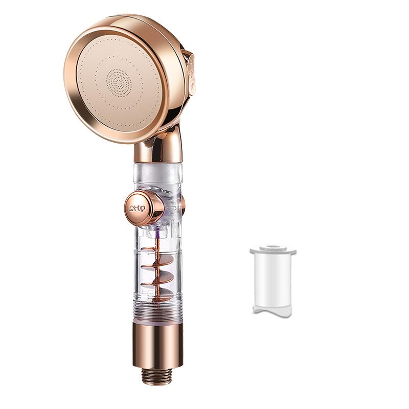 VILOYI Turbocharged Shower Head 3 Modes High Pressure Water Saving Adjustable Handheld Showerhead Massage Filter Rainfall Nozzle